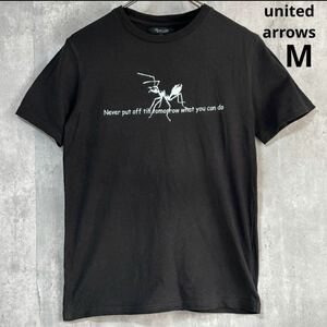 ユナイテッドアローズ　united arrows Tシャツ　M 黒