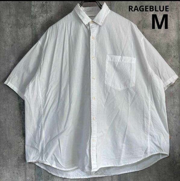 レイジブルー　RAGEBLUE 半袖シャツ　セルロース50% M シャツ