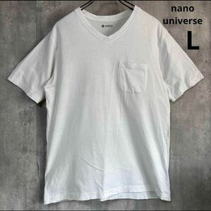 ナノユニバース　nano universe Tシャツ　L 綿100%