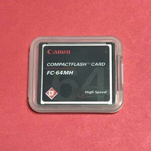 ジャンク品　Canon コンパクトフラッシュカード　FC-64MH