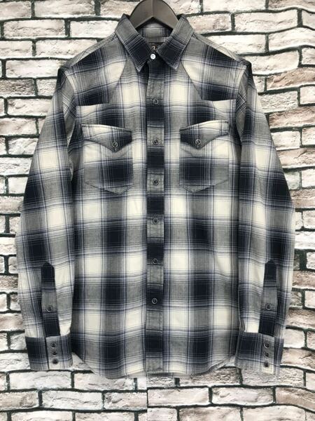 新品★RRL ダブルアールエル★SHADOW PLAID WESTERN SHIRTS シャドウプレイドチェックウエスタンシャツ