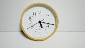 渡辺力 リキ クロック Riki Clock ウォールクロック 20cm 時計 ジャパニーズ モダンデザイン Qデザイナーズ Lemnos 2435