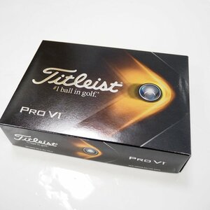 Th955814 タイトリスト ゴルフボール PRO V1 1ダース(12個) ホワイト ※アメリカン・エキスプレスのロゴ付き Titleist 未使用