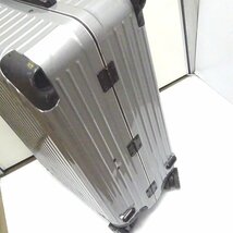 Ft600313 リモワ キャリーバッグ スーツケース 4輪 グレー RIMOWA 中古_画像5