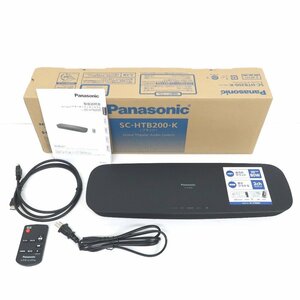 IT319252 パナソニック ホームシアターオーディオシステム サウンドバー SC-HTB200 2023年製 Panasonic 美品