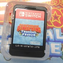 Ft600656 任天堂 ゲームソフト Nintendo Switch スイッチ用 ドンキーコング トロピカルフリーズ Nintendo 美品・中古_画像3