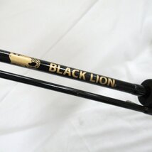 KR55681 ブラックライオン 釣竿 エギングロッド 2ピース Rater87 ラーテル87 ブラック BLACK LION 中古_画像1