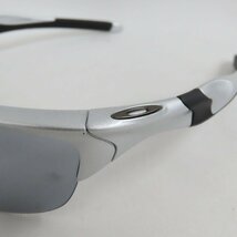 Ts528391 オークリー サングラス ハーフジャケット 0OO9153 シルバー OAKLEY 超美品_画像3