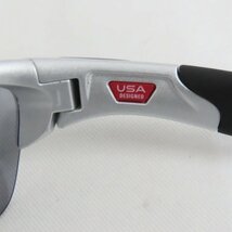 Ts528391 オークリー サングラス ハーフジャケット 0OO9153 シルバー OAKLEY 超美品_画像8