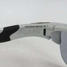 Ts528391 オークリー サングラス ハーフジャケット 0OO9153 シルバー OAKLEY 超美品_画像7