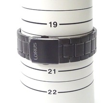 Ft598568 腕時計 ローラス LORUS クロノグラフ VD53-X369 ブラック ブラック文字盤 メンズ 超美品・中古_画像7
