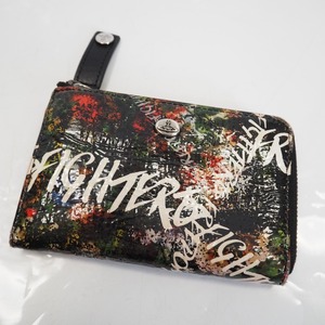 Th957302 ヴィヴィアンウエストウッド コインケース 小銭入れ FREEDOMFIGHTERFLOWER マルチカラ― Vivienne Westwood 中古