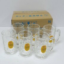 Dz788561 サントリー 角ハイジョッキ SAP-92 角ハイジョッキ2 375ml 6個入り 未使用品_画像1