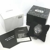 Dz788601 シチズン 腕時計 レコードレーベル ツノクロノ スター・ウォーズモデル ダース・ベイダー 限定600本 AN3669-52E 未使用品_画像2