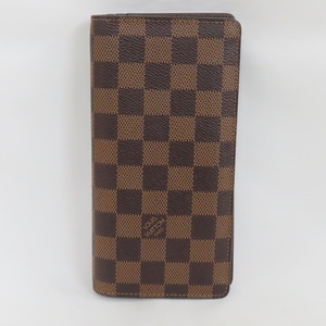 Ts777981 ルイ・ヴィトン 長財布 ポルトフォイユ・ブラザ ダミエ N60017 メンズ LOUIS VUITTON 中古