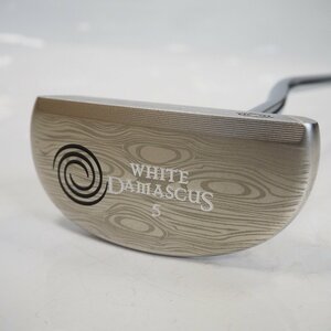 Th957546 オデッセイ ゴルフクラブ パター 右利き用 WHITE DAMASCUS 5 ホワイト ダマスカス 34インチ ODYSSEY 中古