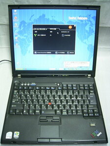 ジャンク ThinkPad T60 天板IBM 液晶ベゼルT60