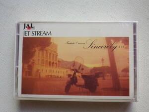 ●未開封カセットテープ JAL 日本航空 JET STREAM ナレーション／城達也 演奏／ファンタスティッククルージングオーケストラ　　未使用品