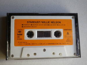 ◆カセット◆ウィリーネルソン　WILLIE NELSON / STARDUST 25KP-1032 カセット本体のみ　中古カセットテープ多数出品中！
