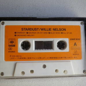 ◆カセット◆ウィリーネルソン WILLIE NELSON / STARDUST 25KP-1032 カセット本体のみ 中古カセットテープ多数出品中！の画像1