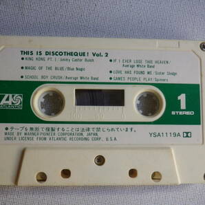 ◆カセット◆ディスコ THIS IS DISCOTHEQUE / Vol.2 YSA1119A カセット本体のみ 中古カセットテープ多数出品中！の画像4