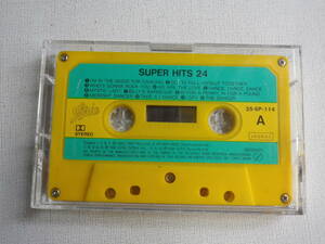 ◆カセット◆SUPER HITS 24 ノーランズ・他　35 6P-114 カセット本体のみ　中古カセットテープ多数出品中！