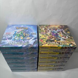 ポケモンカード 拡張パック　サイバージャッジ ワイルドフォース 各6BOXセット　シュリンク付き 合計12BOX 新品未開封品