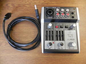 BEHRINGER ( Behringer ) / XENYX 302USB 2ch analog mixer operation excellent 