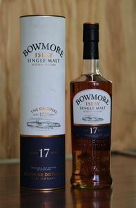 入手困難 レア ウイスキー ボウモア 17年 BOWMORE アイラ 古酒 洋酒 箱入り 