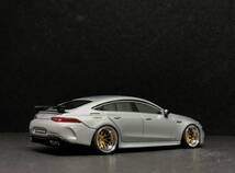 PARA64 1/64 2018 Mercedes-AMG GT 63 S Silver LHD 改 深リム MINI GT_画像3