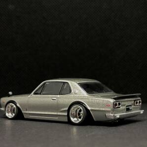 ターマックワークス 1/64 Nissan Skyline 2000 GT-R (KPGC10) 改 深リム 箱スカ ハヤシの画像2