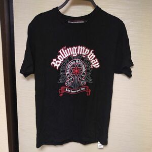 清木場俊介ライヴTシャツ　 黒　ROCK　Мサイズ　スカル　フリーサイズ２枚おまとめ