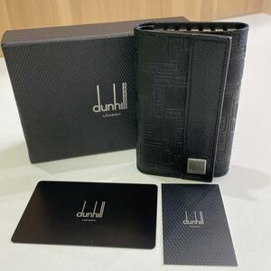 【新品未使用】 dunhill/ダンヒル PVC 6連 キーケース 鍵入れ メンズ ブラック系 ◆　9060