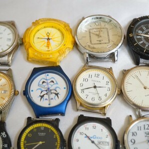 F464 色々 フェイス 文字盤 50点 腕時計 ブランド アクセサリー 大量 セット まとめて おまとめ まとめ売り クォーツ ジャンク品の画像2