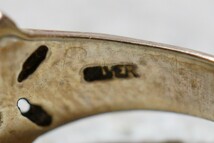 1254 シルバー リング 指輪 ヴィンテージ アクセサリー SILVER刻印 アンティーク シルバージュエリー 装飾品_画像5