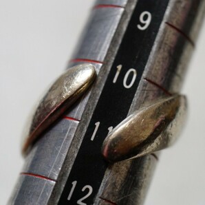 1661 4℃/ヨンドシー ブランド シルバー リング 指輪 ヴィンテージ アクセサリー SILVER刻印 アンティーク シルバージュエリー 装飾品の画像4