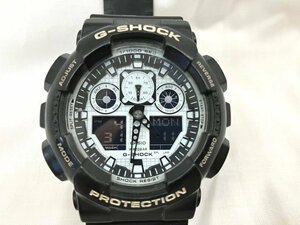 カシオ/CASIO G-SHOCK G-ショック GA-100BW 5081 プロテクション 白文字盤