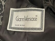 1円スタート Gianni Versace ジャンニヴェルサーチ セットアップ 豹柄 スーツ レオパード スカート イタリア製 ヴェルサーチ_画像4