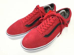 １円スタート!! SALE!! VANS OLDSKOOL 赤 US8.5 (26.5cm) アメリカ企画限定!! バンズ オールドスクール