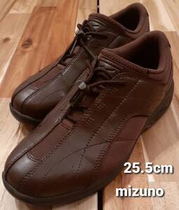  Mizuno walking shoes free walk Io Brown 25.5cm