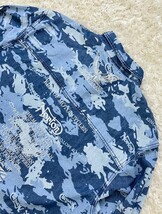 【大きいサイズXL★】良品 Norton 長袖迷彩柄シャツ/刺繍入り◆デニムのような生地感です☆ノートン (2)_画像7