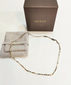 【GUCCI】 グッチ　アクセサリー　シルバー925　チェーンネックレス　箱、内袋付き　010JLHJU54