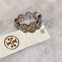 新品　TB037-01 Tory Burch トリーバーチ　定番　ロゴ　リング　指輪 US7 日本サイズ約14号　シルバー_画像8