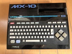 動作確認済 カシオ MSX MX-10 ACアダプタなし　マニュアルあり