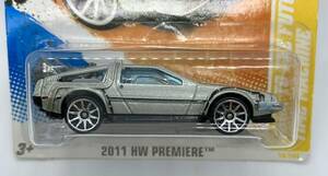 398//2011 HW PREMIERE バック・トゥ・ザ・フューチャー BACK TO THE FUTURE TIME MACHINE デロリアン ホットウィール Hot Wheels