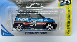 388// Hot Wheels HONDA '85 CITY TURBO II ホンダ シティ ターボ ２ ブルドック ブラック