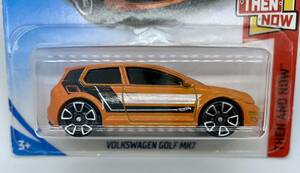 364// VOLKSWAGEN GOLF MK7 フォルクスワーゲン ゴルフ　ホットウィール Hot Wheels カードしわ