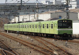 ◆◆ 【写真1枚】 201系　ND604　疎開返却回送　久宝寺　KGサイズ ◆◆