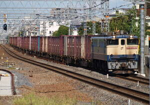 ◆◆ 【写真1枚】 EF65 2065　貨物列車　JR総持寺　KGサイズ ◆◆