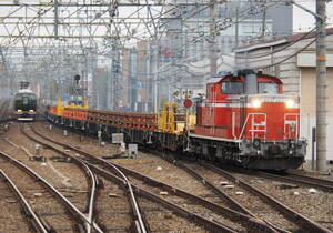 ◆◆ 【写真1枚】 DD51 1183 + ロンチキ　尼崎　KGサイズ ◆◆